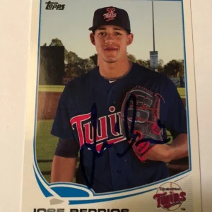JOSE BERRIOS SIGNED 2013 TOPPS PRO DEBUT PROSPECT ROOKIE CARD AUTO