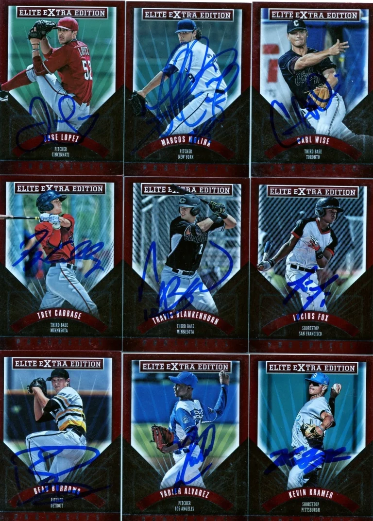 BEAU BURROWS SIGNED 2015 ELITE EXTRA EDITION ROOKIE CARD AUTO