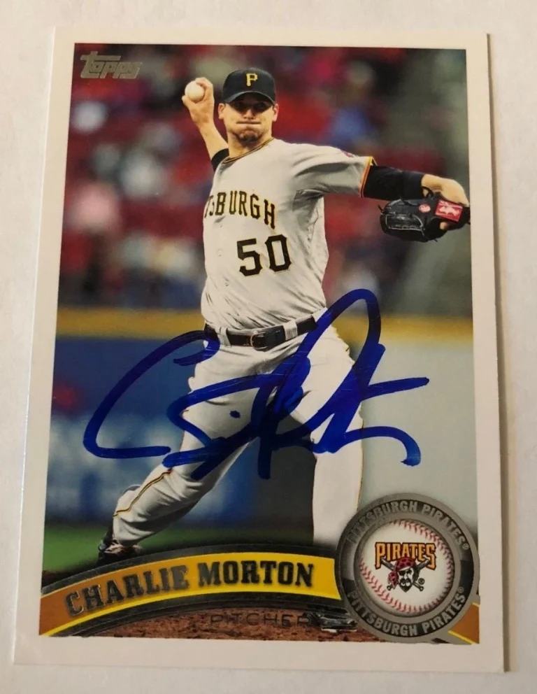 CHARLIE MORTON SIGNED 2011 TOPPS CARD AUTO