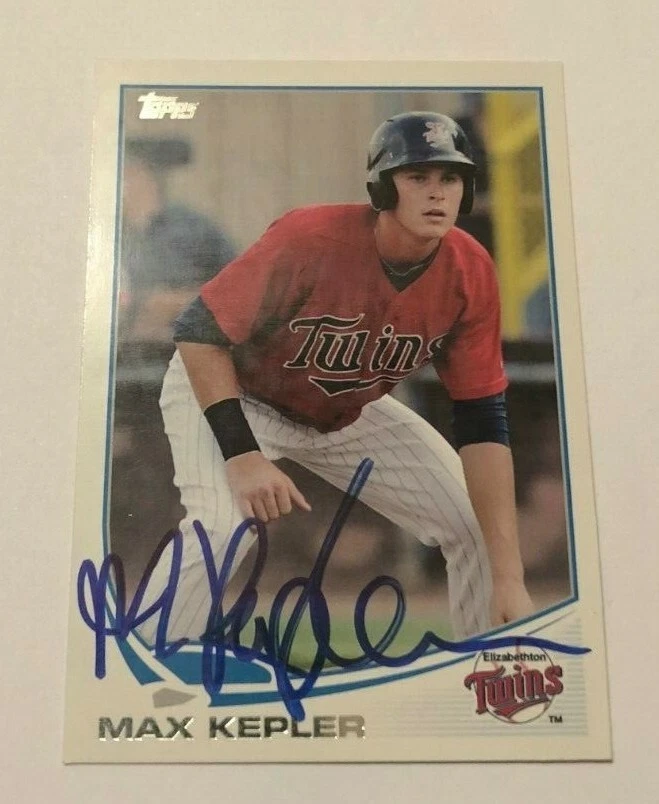 MAX KEPLER SIGNED 2013 TOPPS PRO DEBUT PROSPECT ROOKIE CARD AUTO