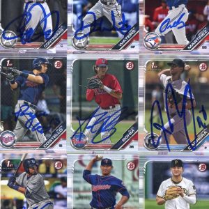 BRUSDAR GRATEROL SIGNED 2019 BOWMAN PROSPECT ROOKIE CARD AUTO