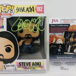 STEVE AOKI SIGNED ROCKS POP FUNKO FIGURE DIM MAK PROOF JSA COA