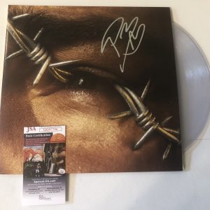 POST MALONE SIGNED BEERBONGS AND BENTLEYS VINYL 2LP RECORD ALBUM PROOF JSA COA