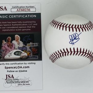 WILLIAM BERGOLLA SIGNED RAWLINGS MLB BASEBALL PHILADELPHIA PHILLIES JSA COA