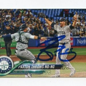 JAMES PAXTON SIGNED 2018 TOPPS BASEBALL CARD AUTO