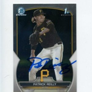 PATRICK REILLY SIGNED 2023 BOWMAN CHROME DRAFT CARD AUTO