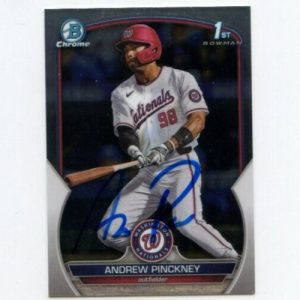 ANDREW PINCKNEY SIGNED 2023 BOWMAN CHROME DRAFT CARD AUTO