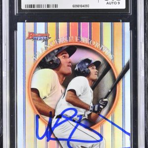 RILEY GREENE SIGNED 2019 BOWMAN'S BEST CARD #99FF-RG CGC 8.5 JSA 9 AUTO