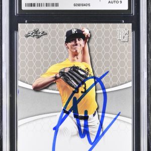 THOMAS WHITE SIGNED 2022 LEAF PERFECT GAME ROOKIE CARD #85 CGC 8.5 JSA 9 AUTO