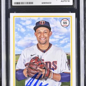 ROYCE LEWIS SIGNED 2022 TOPPS ARCHIVES ROOKIE CARD #116 CGC AU JSA 10 AUTO