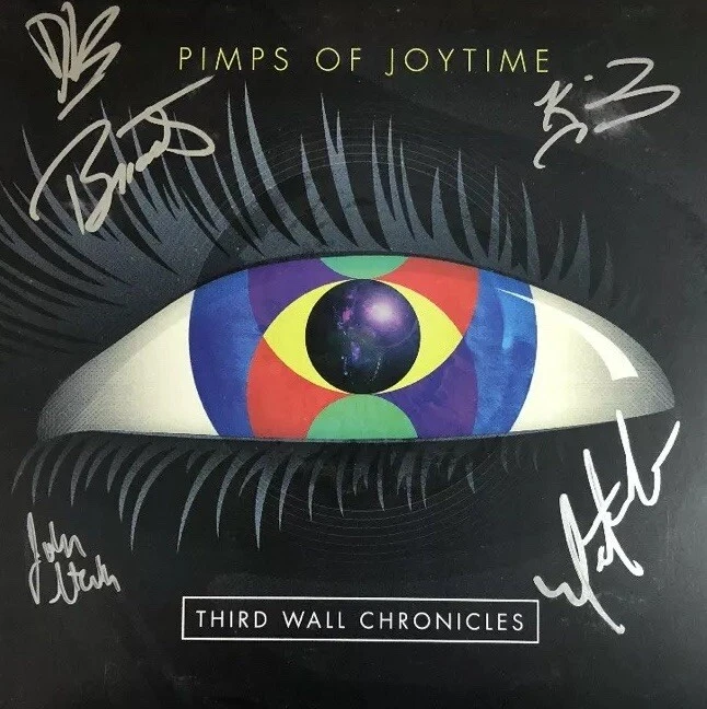PIMPS OF JOYTIME FULL BAND SIGNED ALBUM LP RECORD FULL BAND AUTOGRAPHED COA