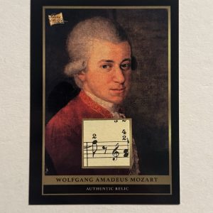 2024 Pieces of the Past - Wolfgang Amadeus Mozart - Relic - POTP-WAM
