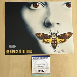 THOMAS HARRIS SIGNED 8x10 PHOTO SILENCE OF THE LAMBS AUTHOR AUTOGRAPHED PSA COA