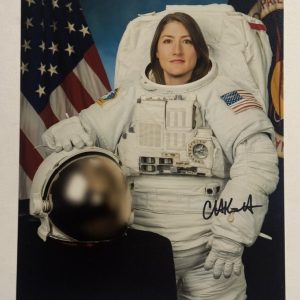 CHRISTINA KOCH HAND SIGNED 8x10 PHOTO NASA ASTRONAUT SPACE X AUTOGRAPHED COA