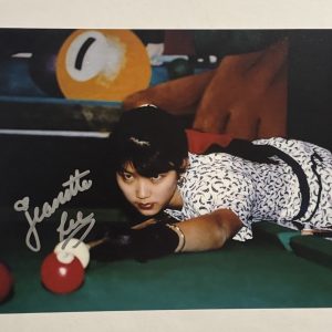 JEANETTE LEE SIGNED AUTOGRAPHED 8x10 PHOTO BILLIARDS LEGEND THE BLACK WIDOW COA