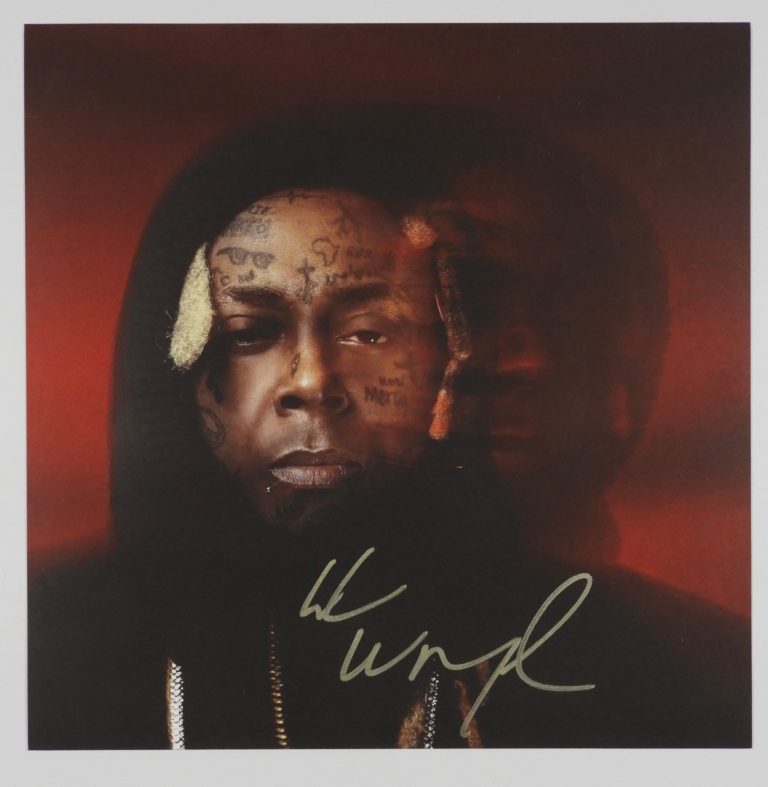 Lil Wayne w Autograph Signed 11