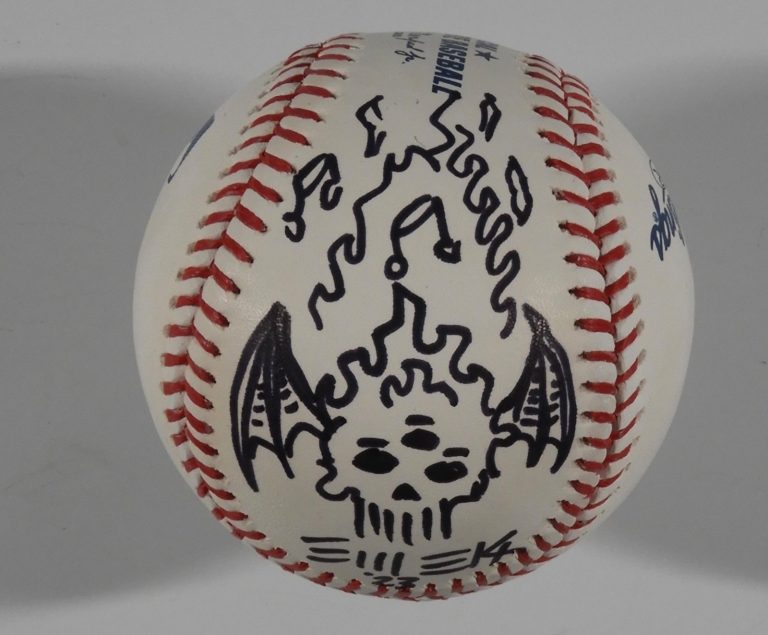 Emek JSA  Autograph Signed Baseball COA Official Designer Painter