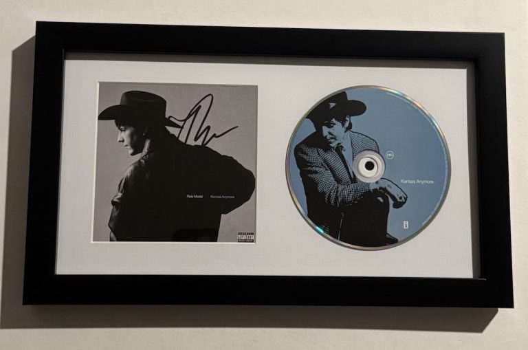 ROLE MODEL SIGNED AUTOGRAPHED KANSAS ANYMORE FRAMED MATTED CD SINGER COA
