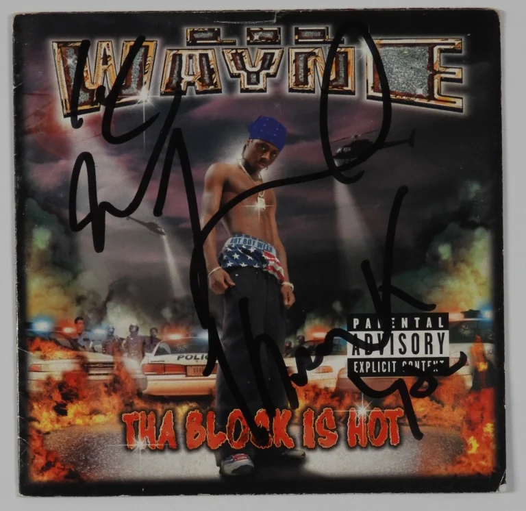 Lil Wayne JSA signed autograph CD Tha Block Is Hot
