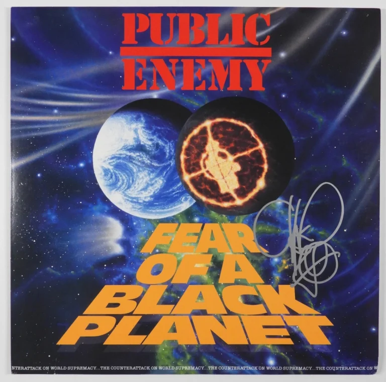 Public Enemy Chuck D JSA Signed Autograph Record Album Vinyl