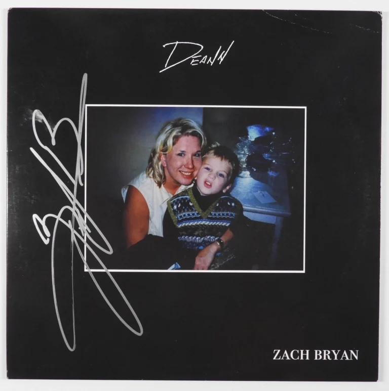 Zach Bryan JSA Signed Autograph Album Record Vinyl DeAnn