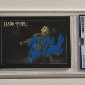 KANE HODDER SIGNED AUTO TRADING CARD 1993 JASON GOES TO HELL VOORHEES PSA