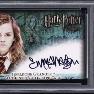 2007 Artbox Harry Potter O.O.T.P Emma Watson Hermione Granger RC Auto PSA 8