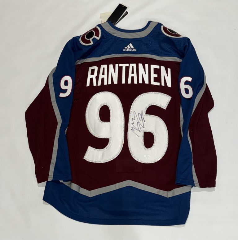 MIKKO RANTANEN SIGNED ADIDAS AVALANCHE 2022 STANLEY CUP JERSEY JSA COA