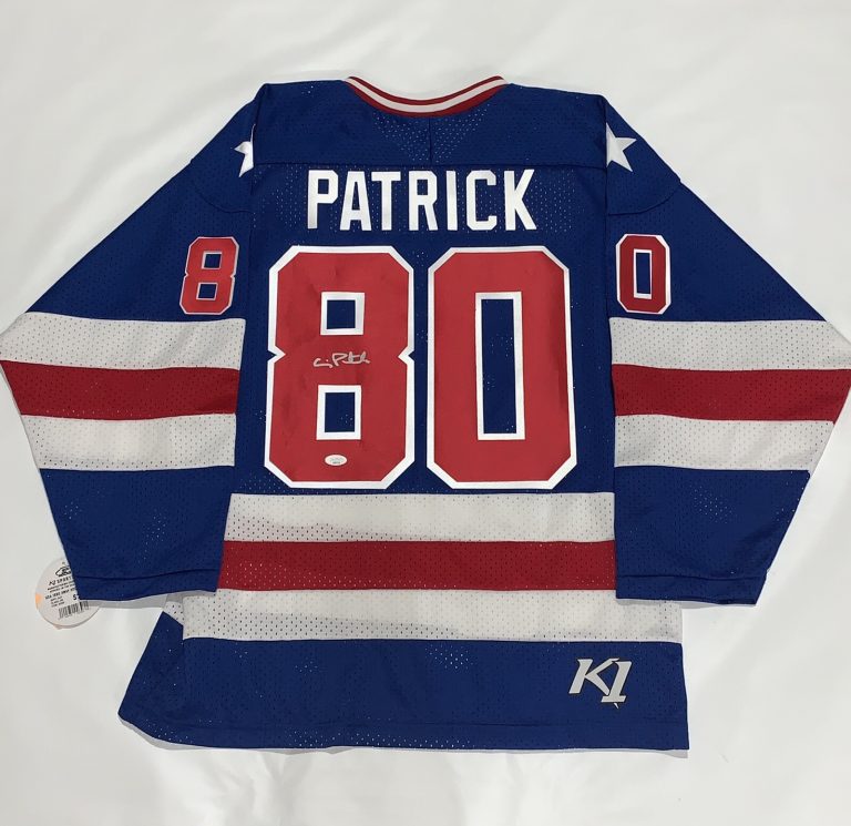 CRAIG PATRICK SIGNED K1 1980 TEAM USA JERSEY GOLD MIRACLE OLYMPICS PROOF JSA COA