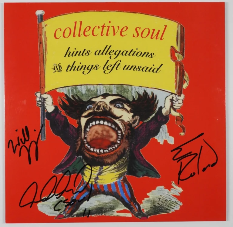 Collective Soul JSA Signed Autograph Record Album Vinyl Hints Allegations