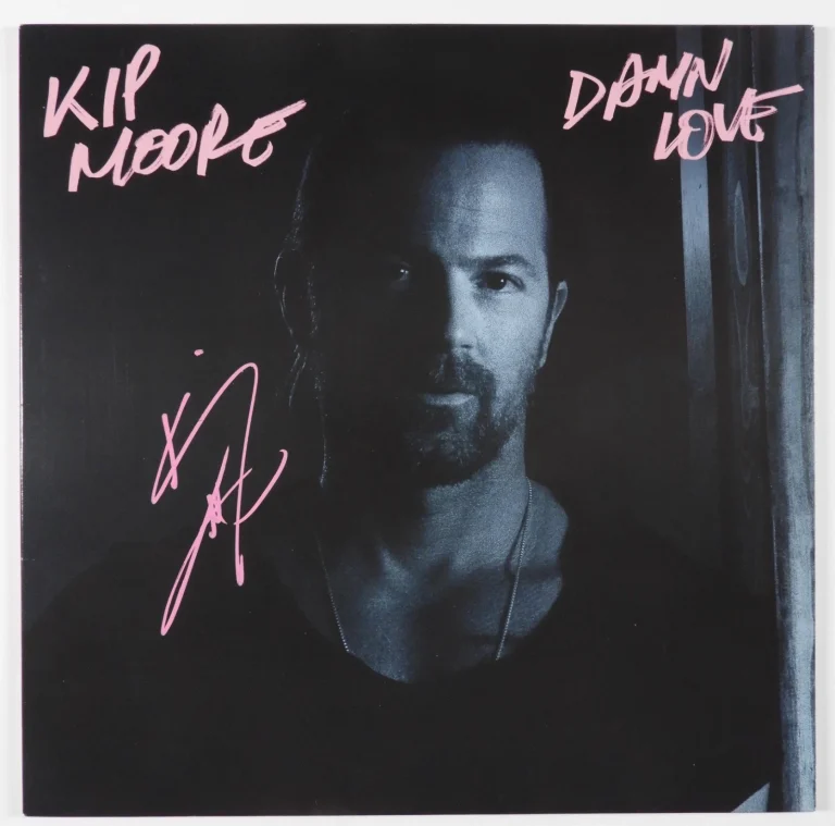 Kip Moore JSA Signed Autograph Record Album Vinyl Damn Love