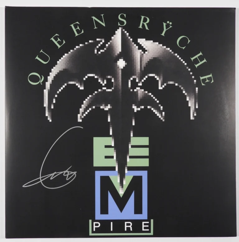 Queensryche JSA Signed Autograph Album Record LP Vinyl Geoff Tate