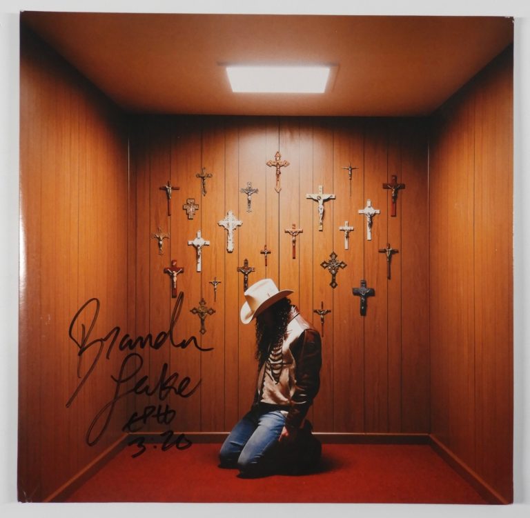 Brandon Lake JSA Signed Autograph Album Record Vinyl King Of Hearts