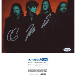 ‘Polyphia’ Band Signed 8x10 Photo Tim Henson +2 ACOA