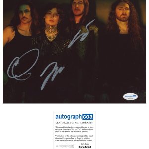 ‘Polyphia’ Band Signed 8x10 Photo Tim Henson +2 ACOA