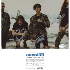 ‘Polyphia’ Band Signed 8x10 Photo Tim Henson +2 ACOA