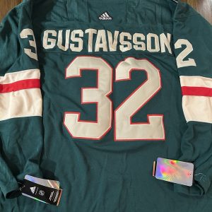 Filip Gustavsson ‘MN Wild’ Stitched Jersey Size 52 Mens L BRAND New