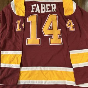 Brock Faber ‘MN Golden Gophers’ Stitched Jersey Size 52 Mens L BRAND New Wild