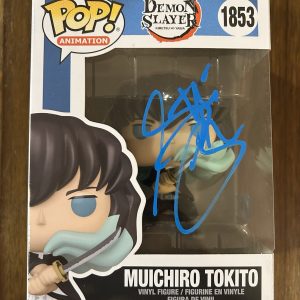 Griffin Burns ‘Demon Slayer’ Signed Funko Pop ‘Muichiro Tokito’ #1853 Beckett