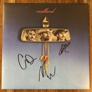 ‘Midland’ Full Band Signed ‘Barely Blue’ Vinyl Album Mark Wystrach +2 RARE