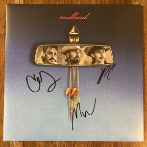 ‘Midland’ Full Band Signed ‘Barely Blue’ Vinyl Album Mark Wystrach +2 RARE