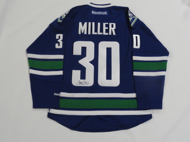 RYAN MILLER SIGNED RBK VANCOUVER CANUCKS ALTERNATE JERSEY LICENSED JSA COA