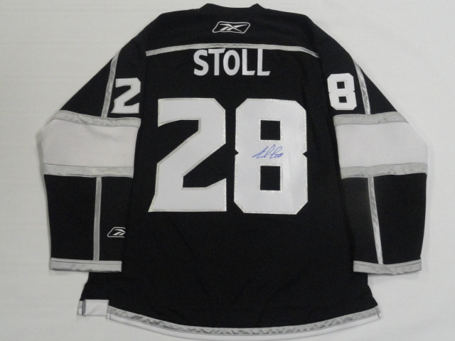 JARRET STOLL SIGNED LOS ANGELES KINGS 2014 STANLEY CUP JERSEY LICENSED JSA COA