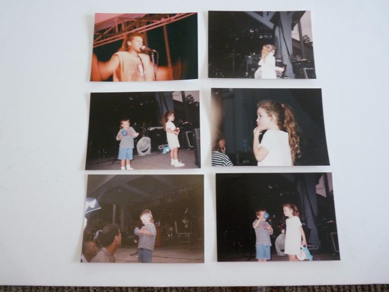 Lot of 6 Billy Ray YOUNG Miley & Braison Cyrus Live Concert Candid Photos 90s