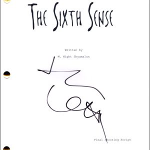 Toni Collette Signed Autograph The Sixth Sense Full Movie Script Screenplay