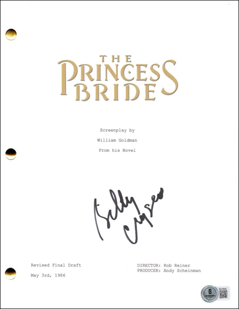 Billy Crystal Signed Autograph The Princess Bride Movie Script w/ Beckett COA