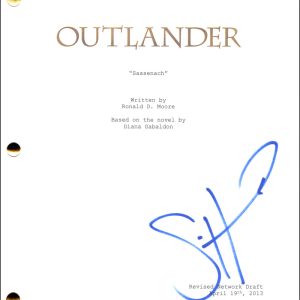 Sam Heughan Signed Autograph Outlander Full Pilot Script Screenplay Jamie Fraser