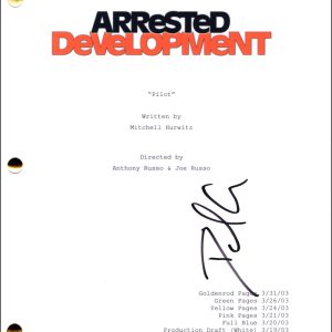 David Cross Signed Autograph Arrested Development Full Pilot Script Screenplay