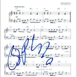 Ray Parker Jr Signed Autograph Ghostbusters Sheet Music - Starring Bill Murray