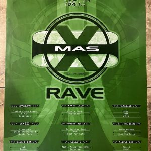 WBCN 2000 Rave 22“ X 28“ Promo Poster, Icp, Disturbed, Linkin Park, Orgy POD 401